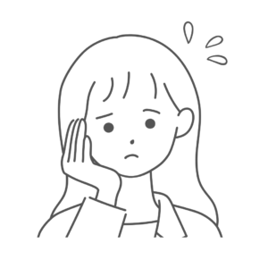 困っている人